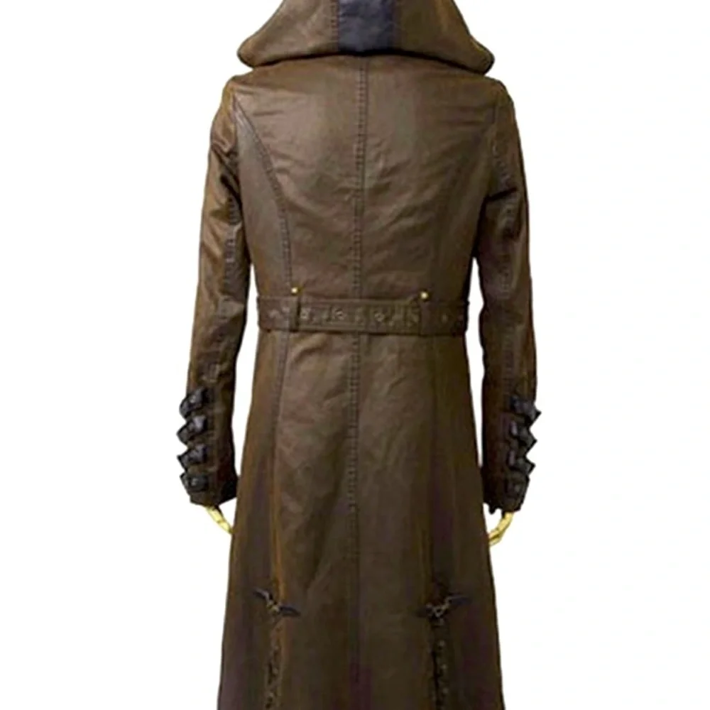 Punk Rave Hooded Long Coat - Picture 2 of 9